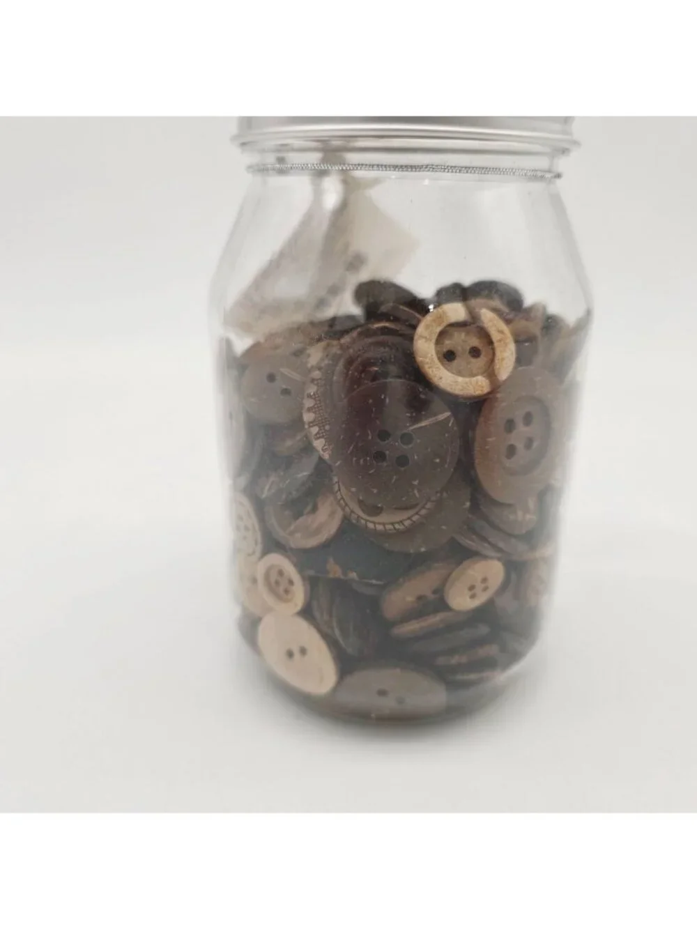 Assorted Coconut Wood Buttons For Crafting Sewing Or DIY Projects - Picture 6 of 8
